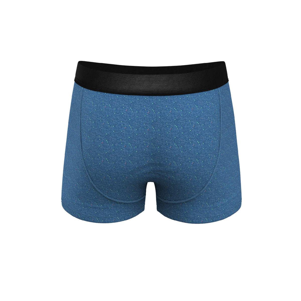 The Fleck Me | Heather Blue Flecked Ball Hammock® Pouch Trunks Underwear - Shinesty