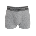 The Flintstone | Heather Grey and Black Ball Hammock® Pouch Trunks Underwear - Shinesty