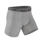 The Flintstone | Heather Grey and Black Ball Hammock® Pouch Underwear - Shinesty