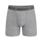 The Flintstone | Heather Grey and Black Ball Hammock® Pouch Underwear With Fly - Shinesty