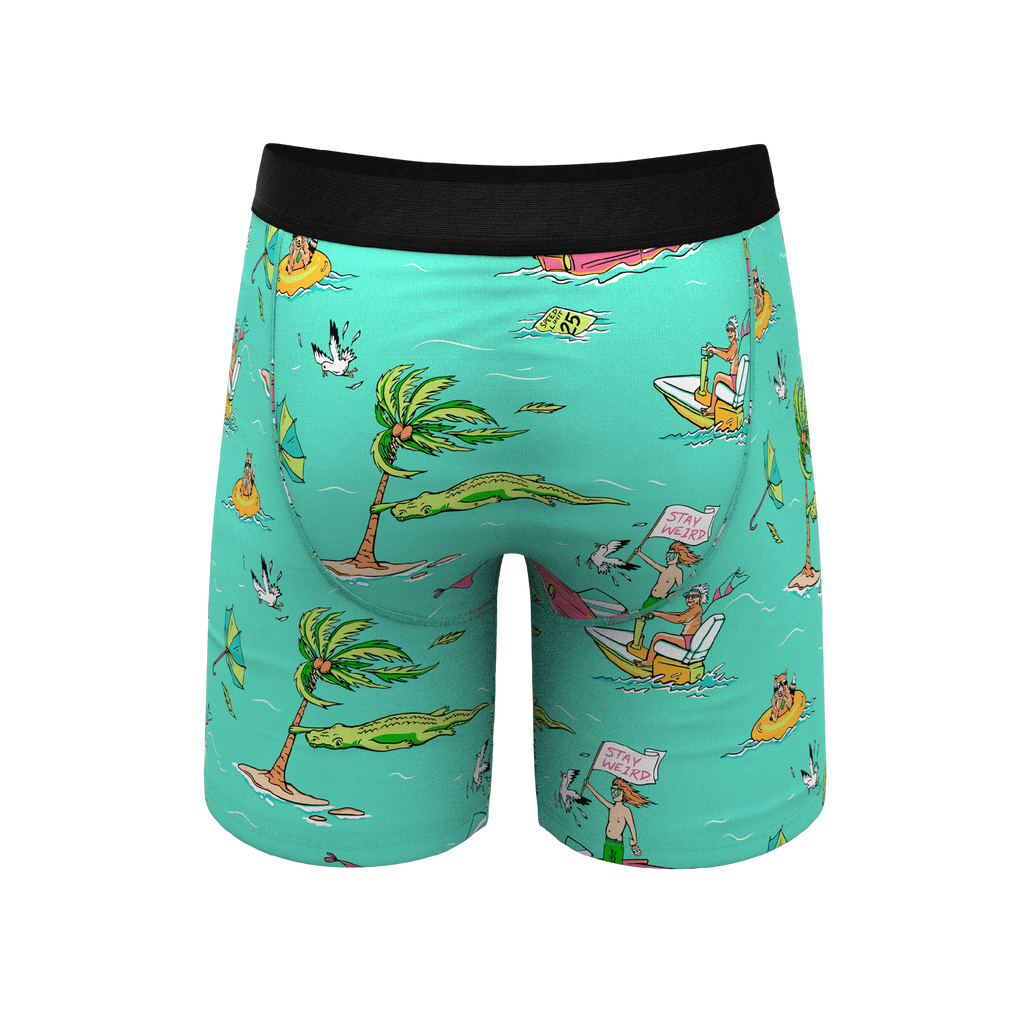 The Florida Man | Hurricane Scene Ball Hammock® Boxer - Long Leg - Shinesty