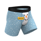 The Flurry Up | Snowman Ball Hammock® Pouch Underwear With Fly - Shinesty