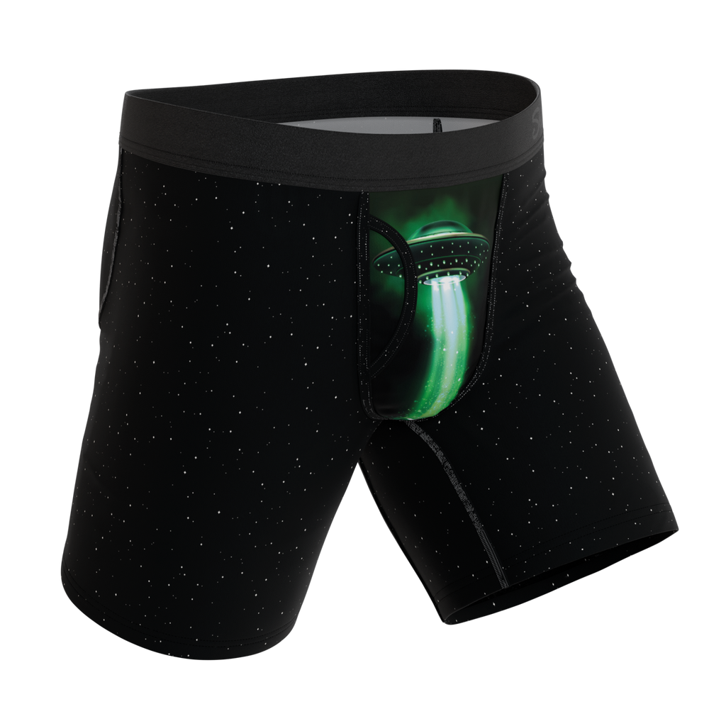 The Flying Saucer | UFO Ball Hammock® Boxer - Long Leg - Shinesty