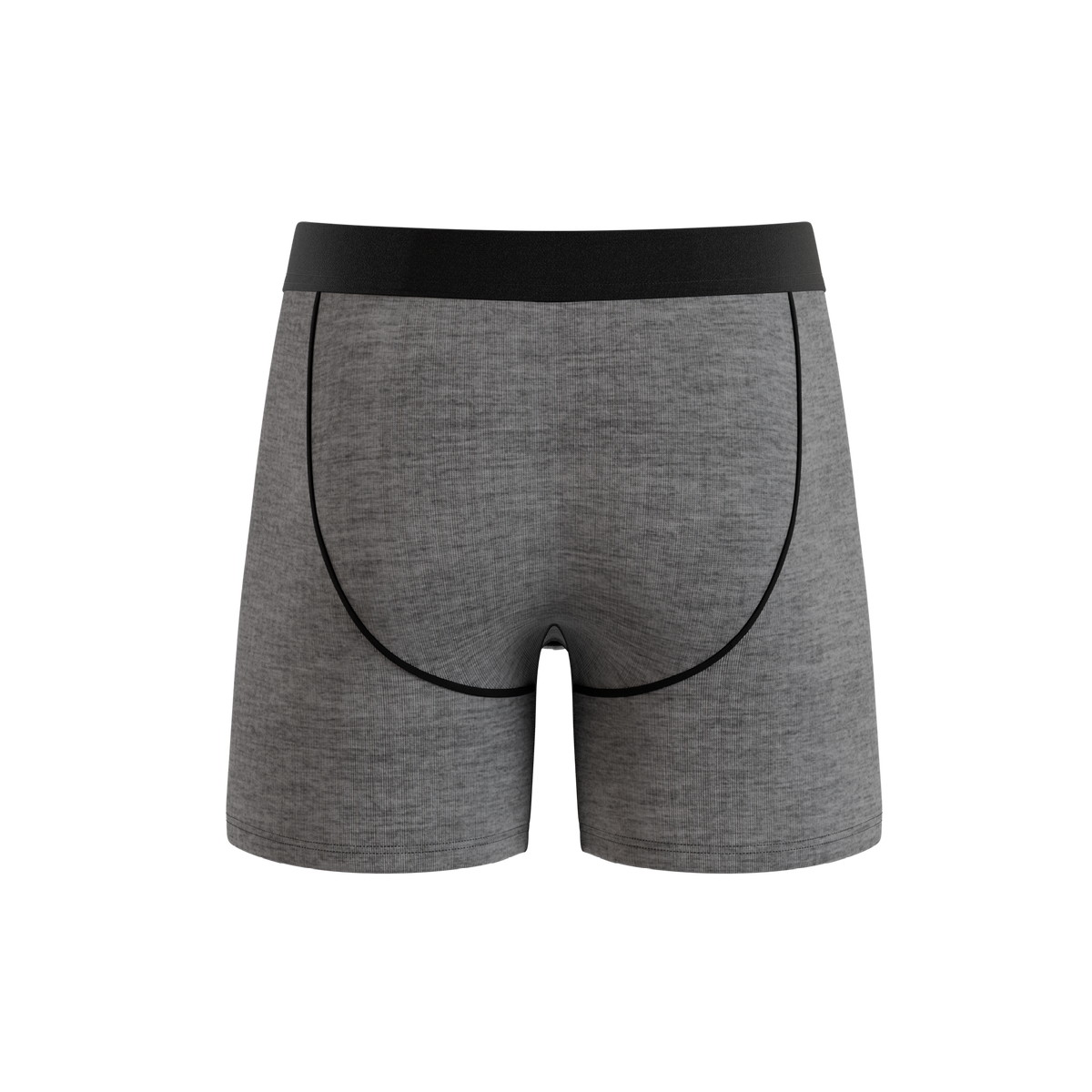 The Fog Horn | Light Heather Grey InflataBulge™ Pump Up Boxer Briefs - Shinesty