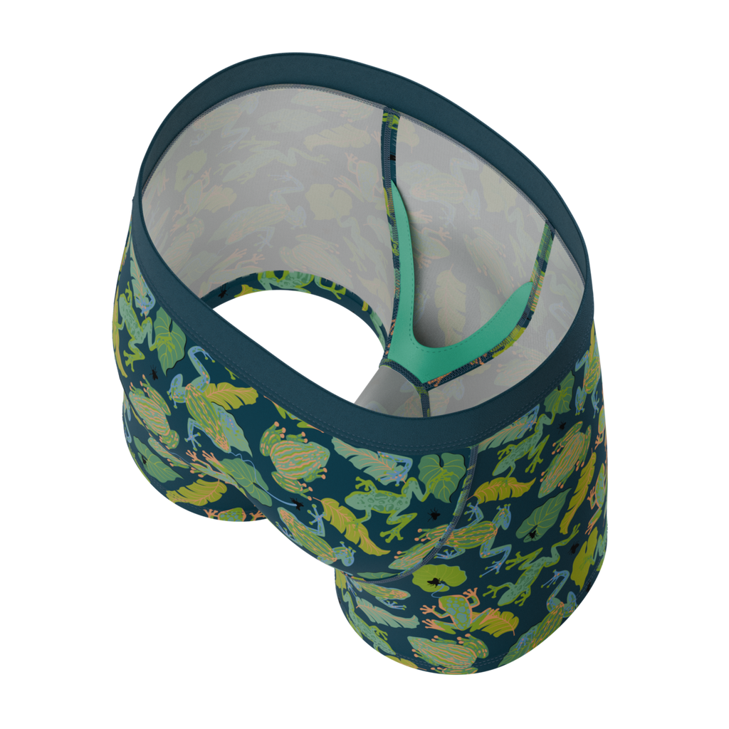 The Frog House | Tropical Frogs Youth Boxer Briefs - Shinesty
