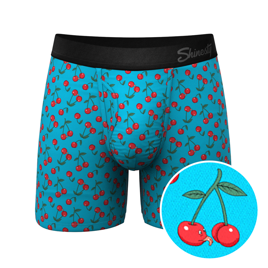 The Fruit Salad | Cherry Ball Hammock® Pouch Underwear With Fly - Shinesty