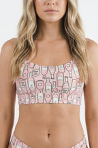The All Day | Rosé Wine Boob Hammock™ Scoop Bralette - Shinesty