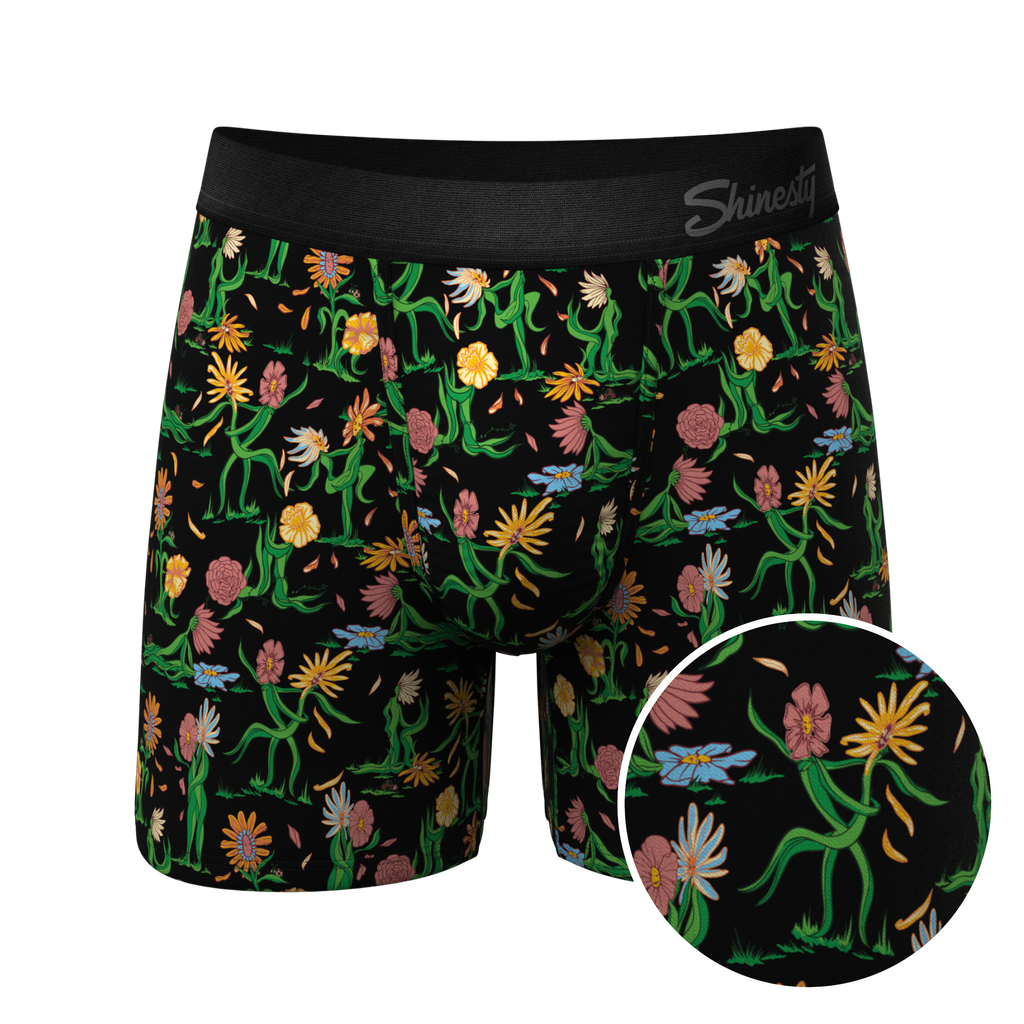 The Garden Of Breedin | Flower Print Ball Hammock® Pouch Underwear - Shinesty