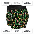 The Garden Of Breedin | Flower Print Ball Hammock® Pouch Trunks Underwear - Shinesty