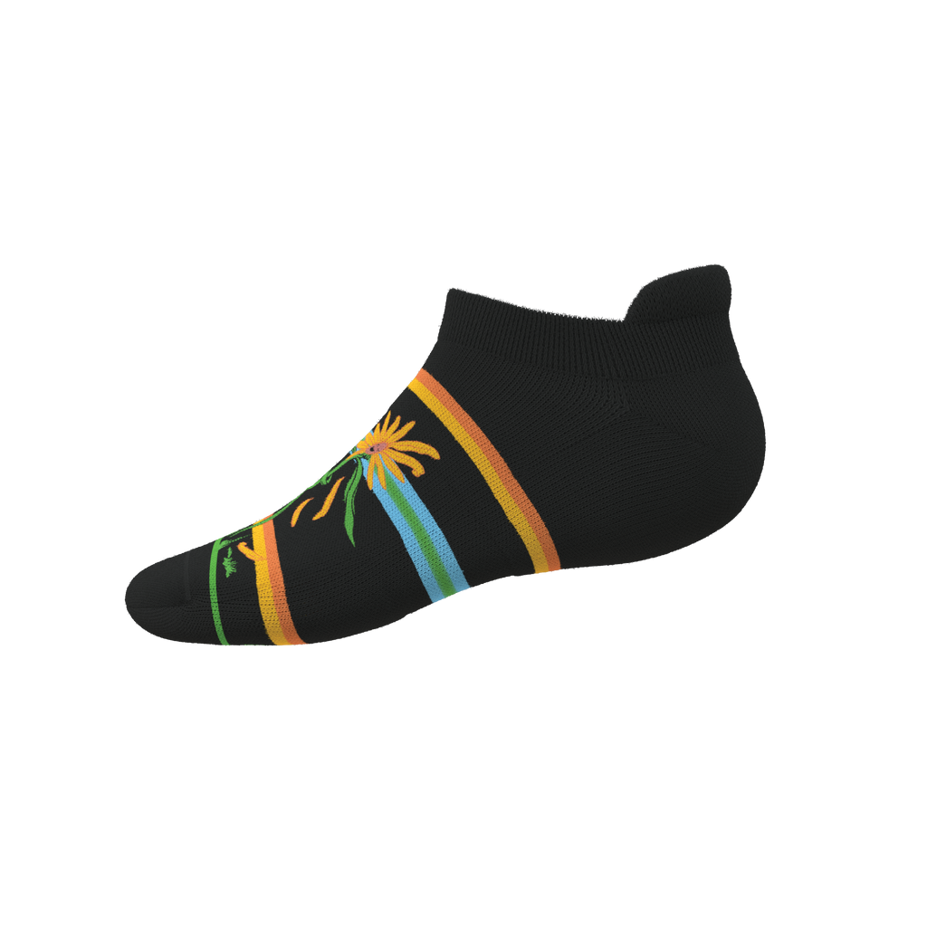 The Garden of Breedin | Naughty Floral Heel Hammock™ Ankle Socks - Shinesty