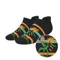 The Garden of Breedin | Naughty Floral Heel Hammock™ Ankle Socks - Shinesty