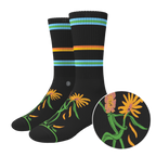 The Garden of Breedin | Naughty Floral Heel Hammock™ Crew Socks - Shinesty