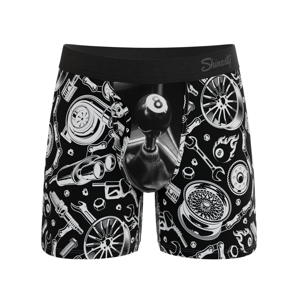 The Gear Head | Stick Shift Ball Hammock® Magnum Big Pouch Underwear - Shinesty