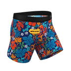 The Get Lei'd | Naughty Tropical Ball Hammock® Pouch Underwear With Fly - Shinesty