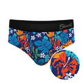 The Get Lei'd | Naughty Tropical Ball Hammock® Pouch Underwear Briefs - Shinesty