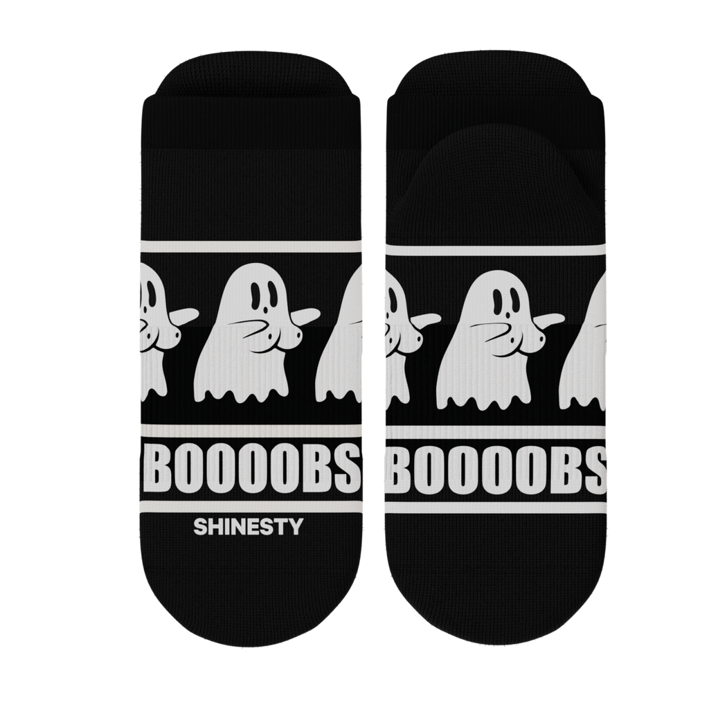 The Ghoul Next Door | Busty Ghost Heel Hammock™ Ankle Socks - Shinesty