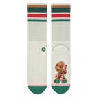 The Ginger Rail | Gingerbread Heel Hammock™ Crew Socks - Shinesty