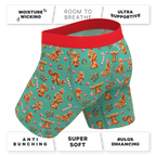 The Ginger Rail | Gingerbread Ball Hammock® Boxer - Long Leg - Shinesty