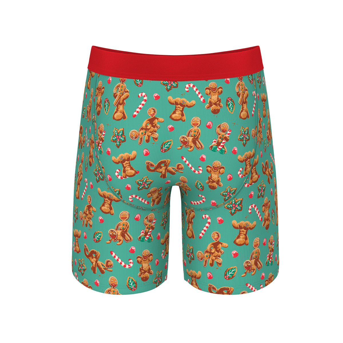 The Ginger Rail | Gingerbread Ball Hammock® Boxer - Long Leg - Shinesty
