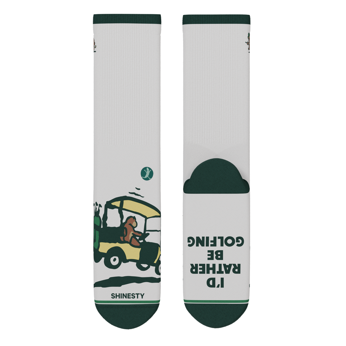 The Golpher | Golf Gopher Heel Hammock™ Crew Socks - Shinesty