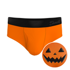 The Good Gourd | Jack O Lantern Ball Hammock® Pouch Underwear Briefs - Shinesty
