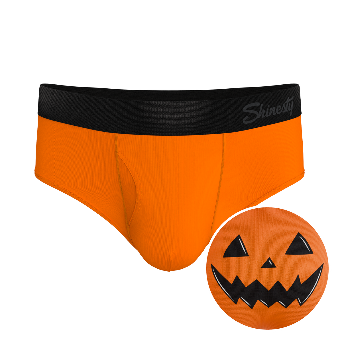 The Good Gourd | Jack O Lantern Ball Hammock® Pouch Underwear Briefs - Shinesty