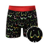 The Goodie Garland | Christmas Tinsel Busts Ball Hammock® Pouch Underwear With Fly - Shinesty