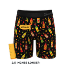 The Gotcha Sriracha | Hot Sauce Ball Hammock® Boxer - Long Leg - Shinesty