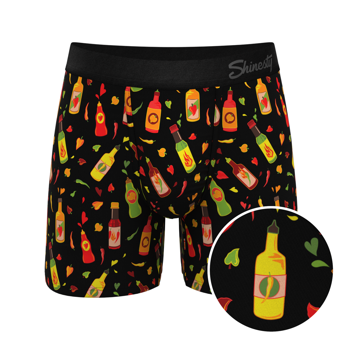 The Gotcha Sriracha | Hot Sauce Ball Hammock® Pouch Underwear - Shinesty