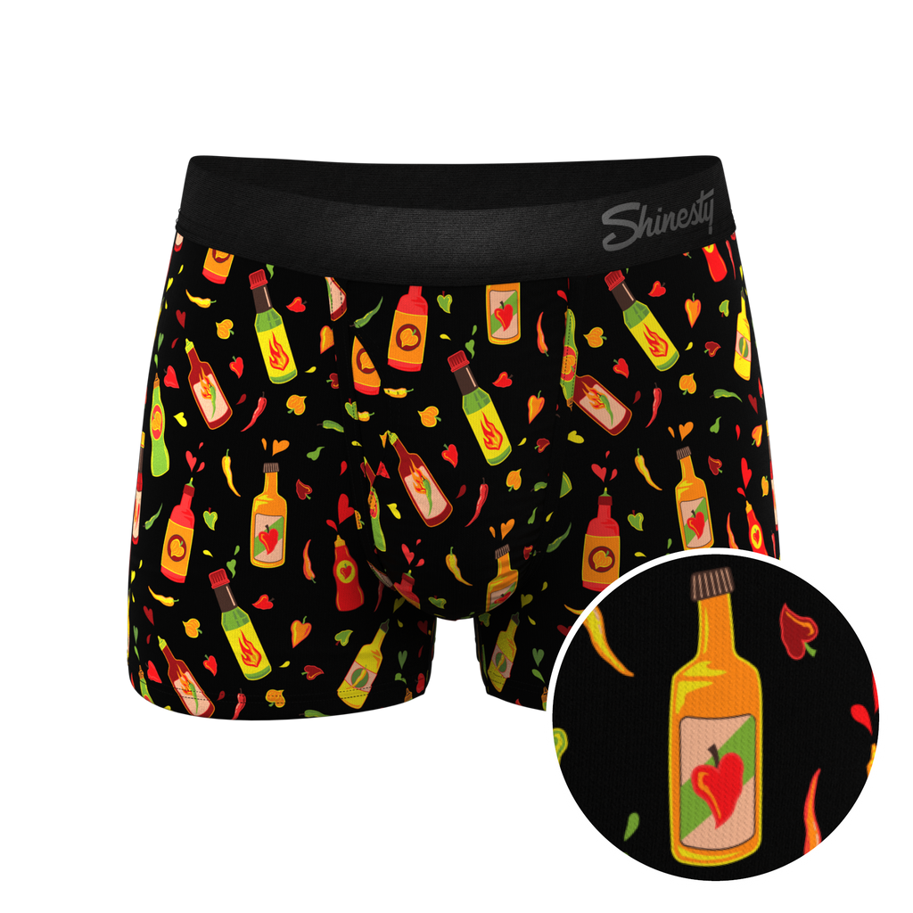 The Gotcha Sriracha | Hot Sauce Ball Hammock® Pouch Trunks Underwear - Shinesty