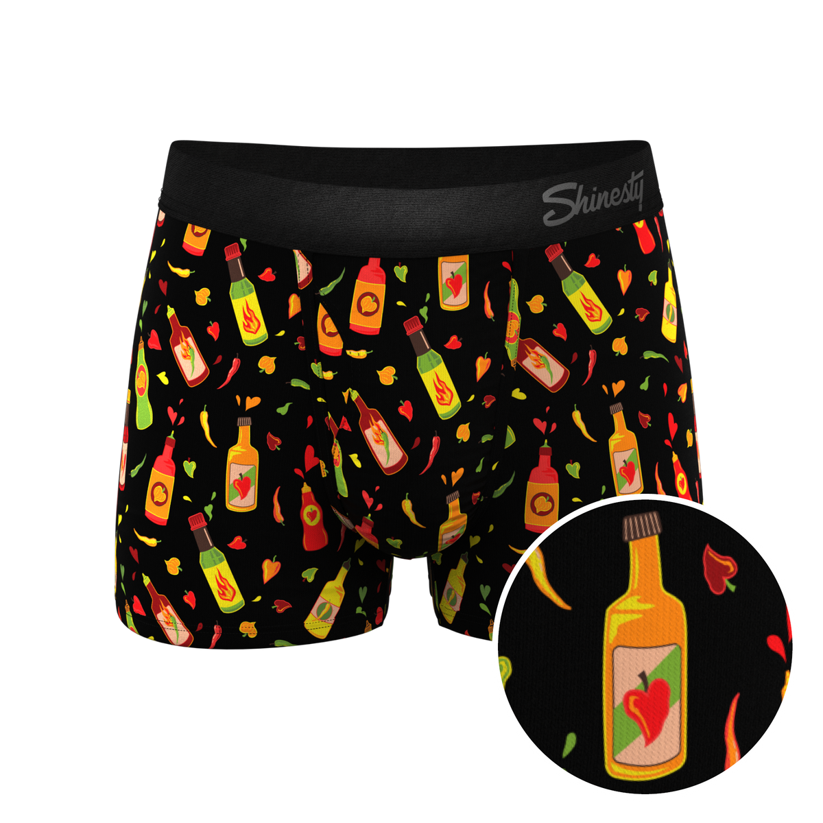 The Gotcha Sriracha | Hot Sauce Ball Hammock® Pouch Trunks Underwear - Shinesty
