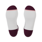 The Grape Juice | Red Wine Heel Hammock™ Quarter Crew Socks - Shinesty