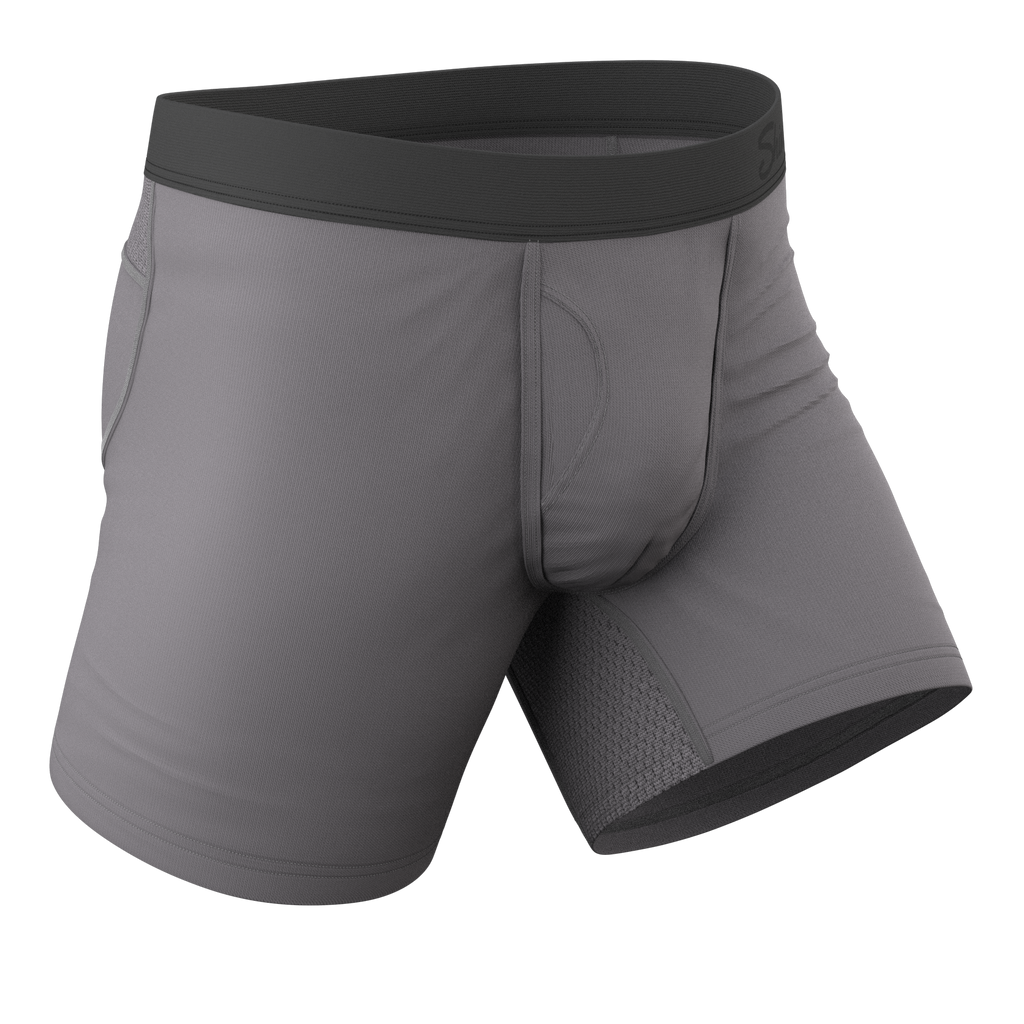 The Gray Wolf | Gray Tonal paradICE™ Cooling Ball Hammock® Underwear - Shinesty