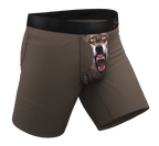 The Grey's Growl | Wolf Ball Hammock® Boxer - Long Leg - Shinesty