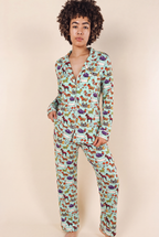 The Halloweenies | Halloween Dogs SleepDeep™ Women’s Long Sleeve Pajama Set - Shinesty