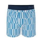 The Hamptons | Blue Mosaic Stripe Boxers - Shinesty