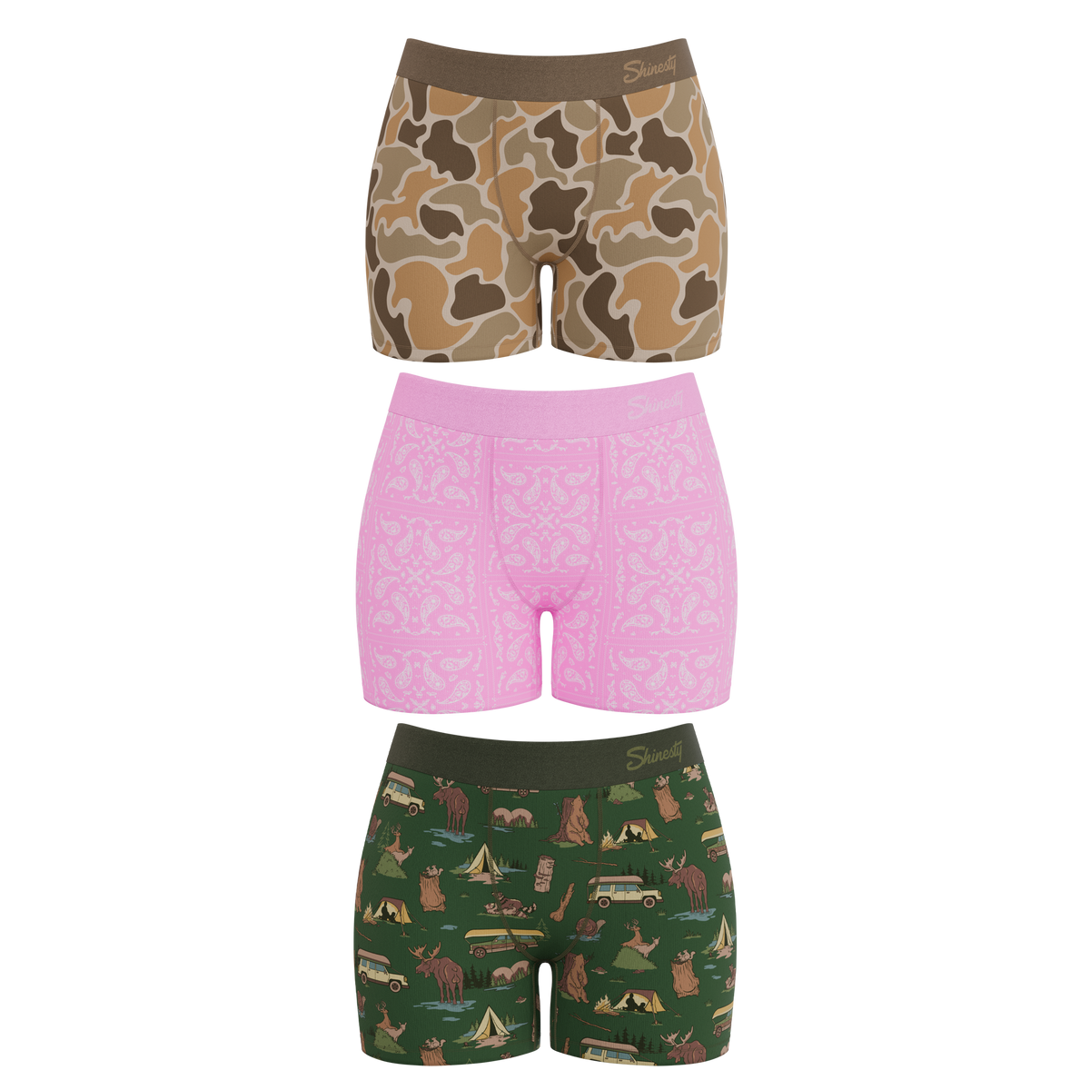 The Happy Trails | Women's Boxers 3 Pack - Shinesty