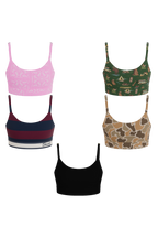The Happy Trails | Boob Hammock™ Scoop Bralette 5 Pack - Shinesty