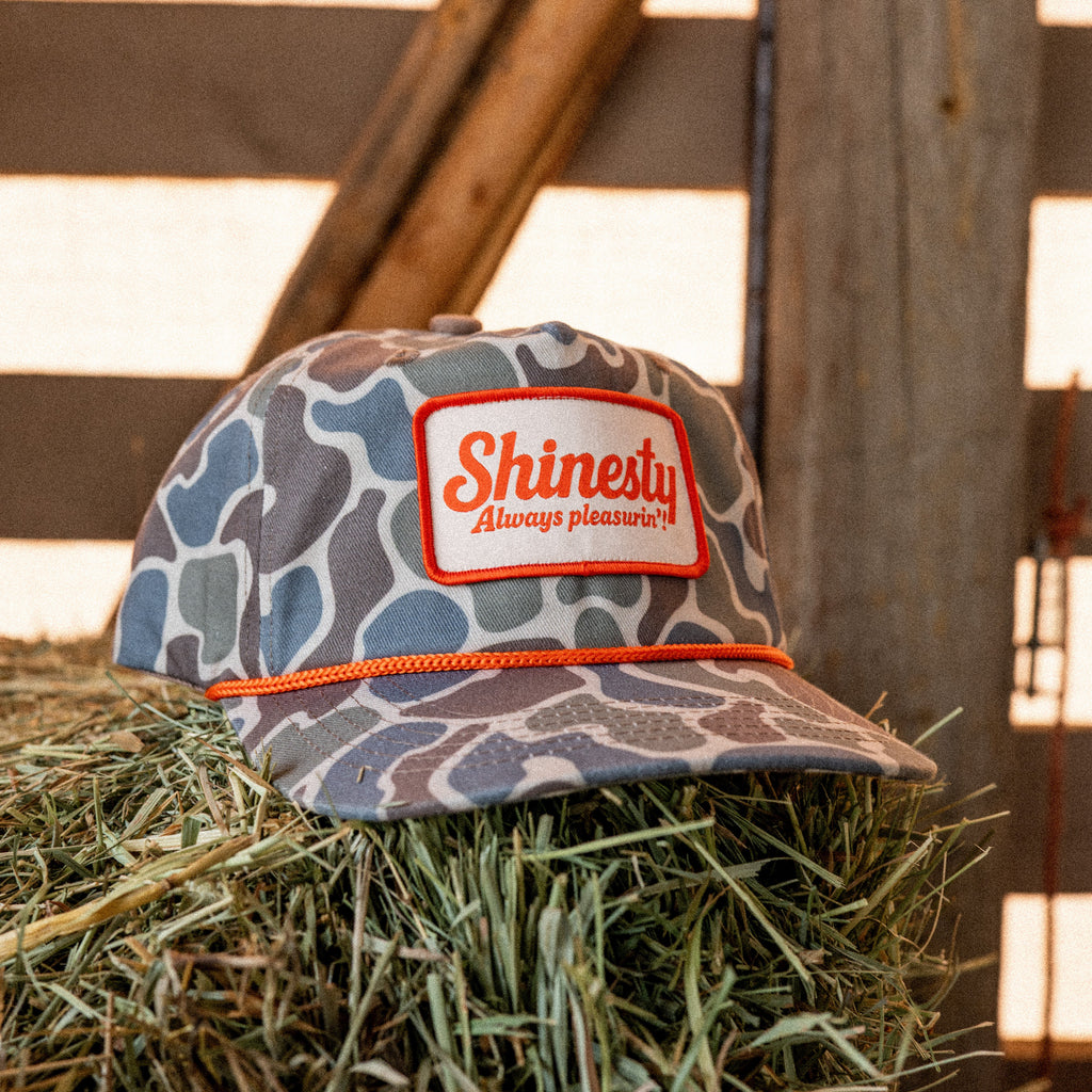 The Always Pleasurin' - Camo | Shinesty Camo 5 Panel Canvas Hat - Shinesty