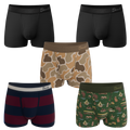 The Hide and Hunt | Ball Hammock® Pouch Trunks Underwear 5 Pack - Shinesty