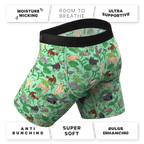 The Hornography | Tropical Animals Ball Hammock® Boxer - Long Leg - Shinesty