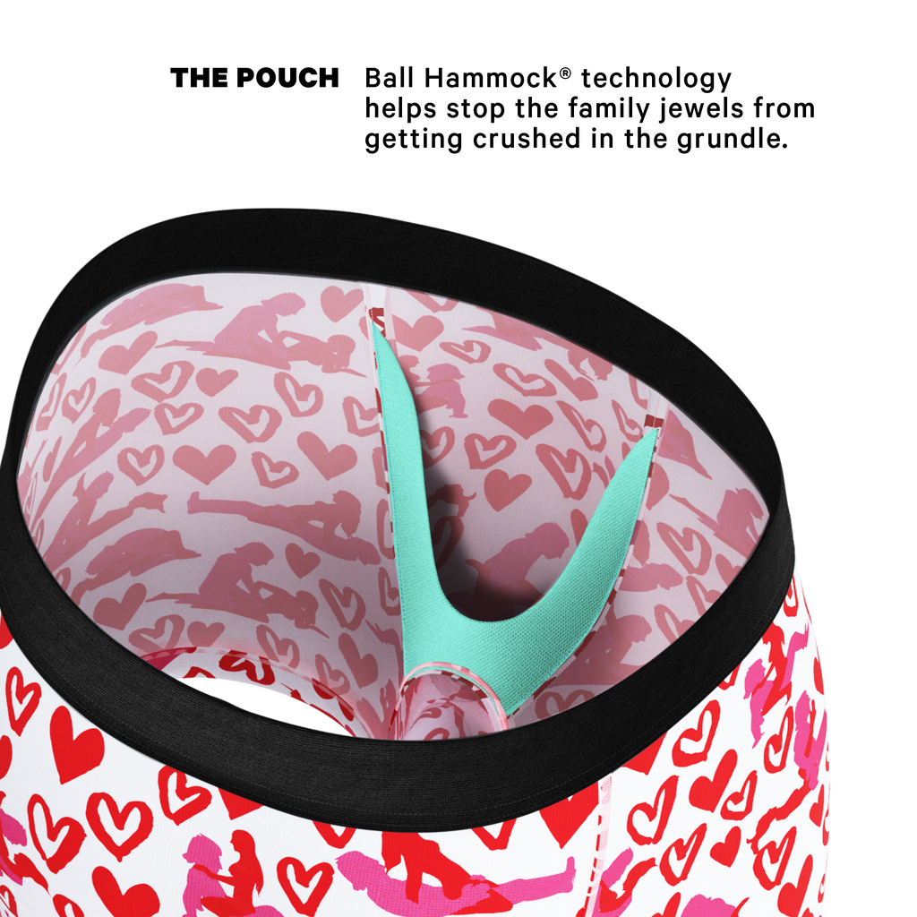 The Hot-Blooded Handbook | Valentines Ball Hammock® Pouch Underwear - Shinesty