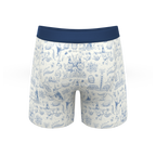 The Hot Cottontail | Easter Toile Ball Hammock® Pouch Underwear - Shinesty