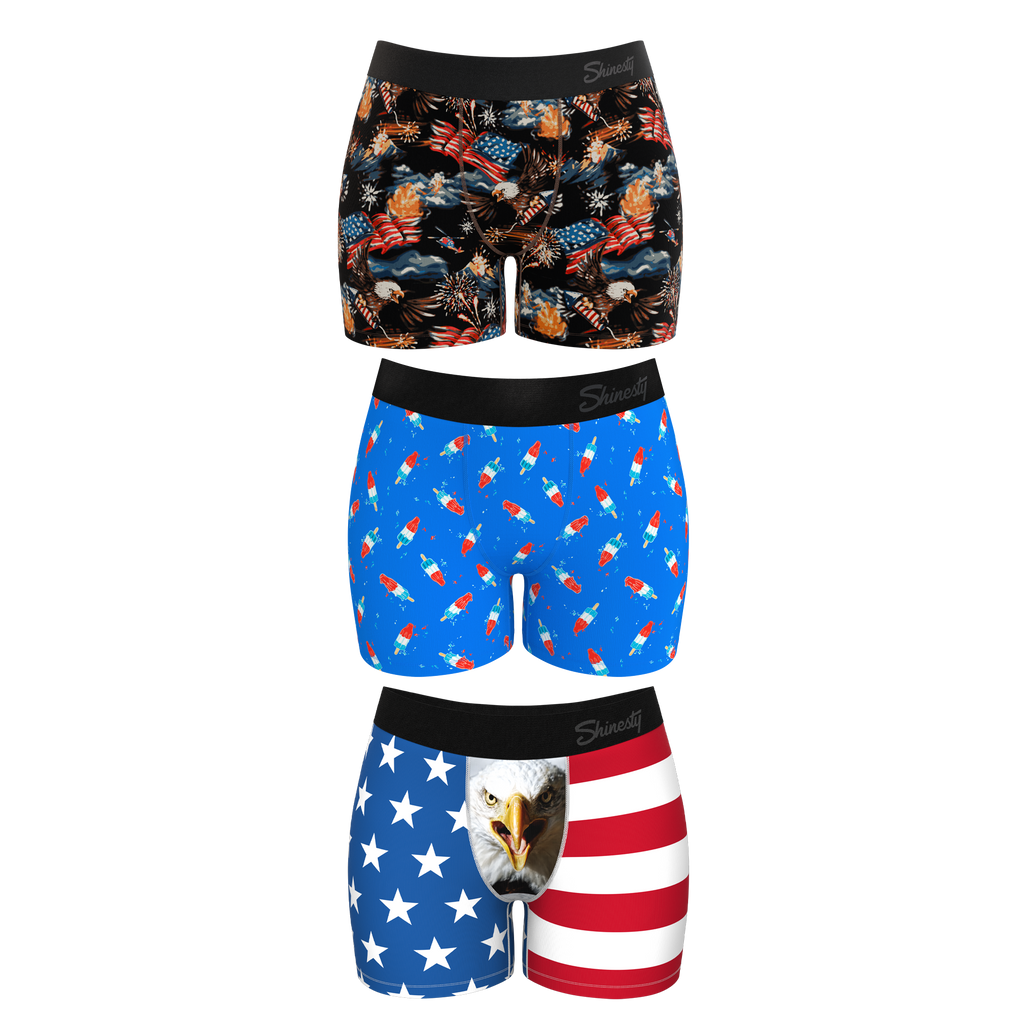 The Independance | Women’s Boxers 3 Pack - Shinesty