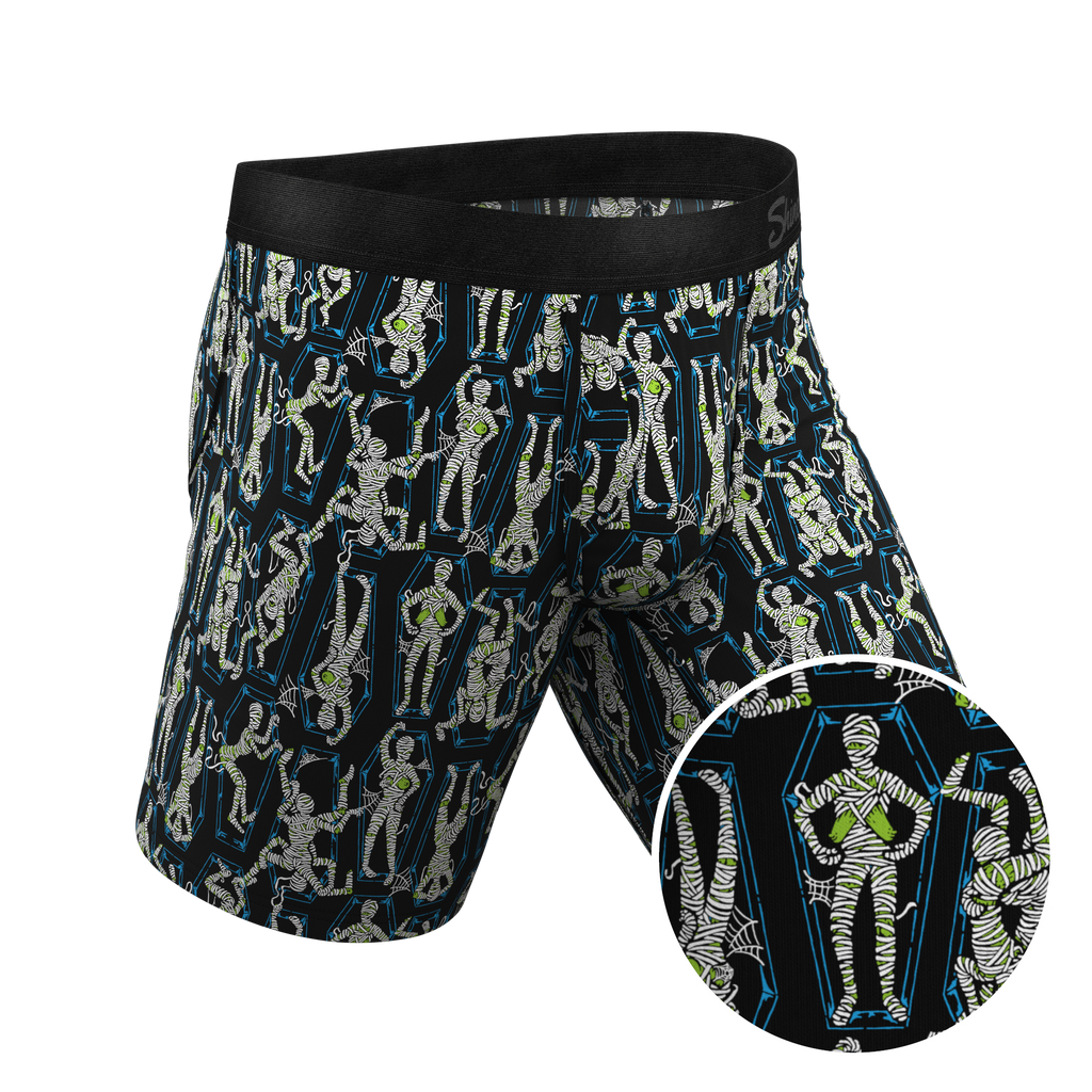 The Inter-Corpse | Halloween Mummies Ball Hammock® Boxer - Long Leg - Shinesty