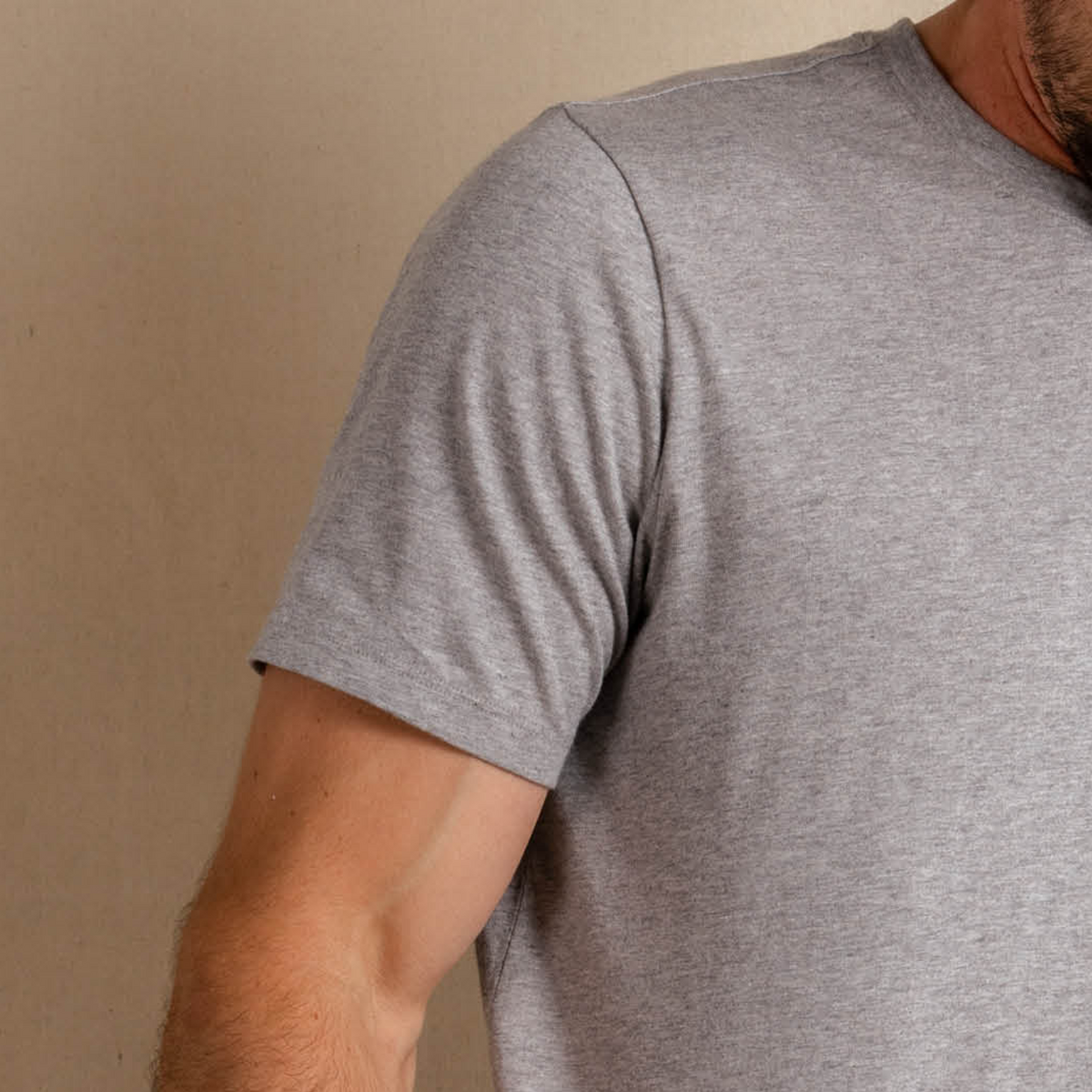 The Everyman™ Tee - Heather Grey 2 Pack | T-Shirt For Men 2 Pack ft. Super Stupid-Soft™ Fabric - Shinesty