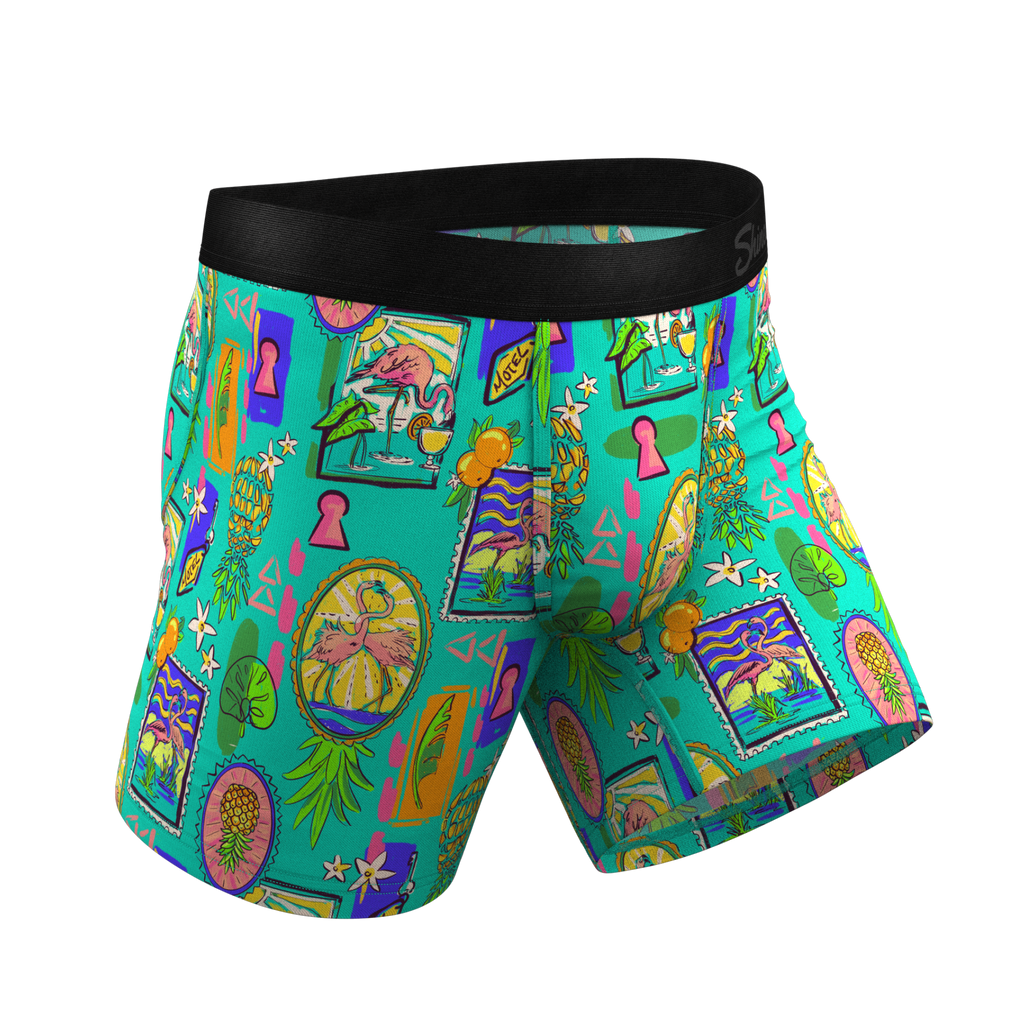 The Island Time | Pineapple Scene Ball Hammock® Pouch Underwear - Shinesty