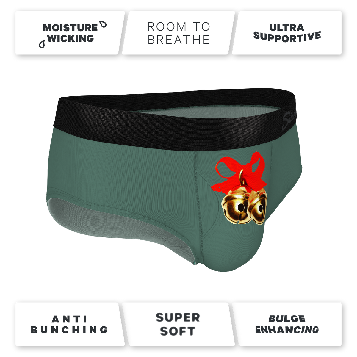 The Jingles | Christmas Bells Ball Hammock® Pouch Underwear Briefs - Shinesty