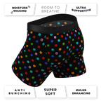 The Joystick | Video Game Ball Hammock® Pouch Underwear With Fly - Shinesty