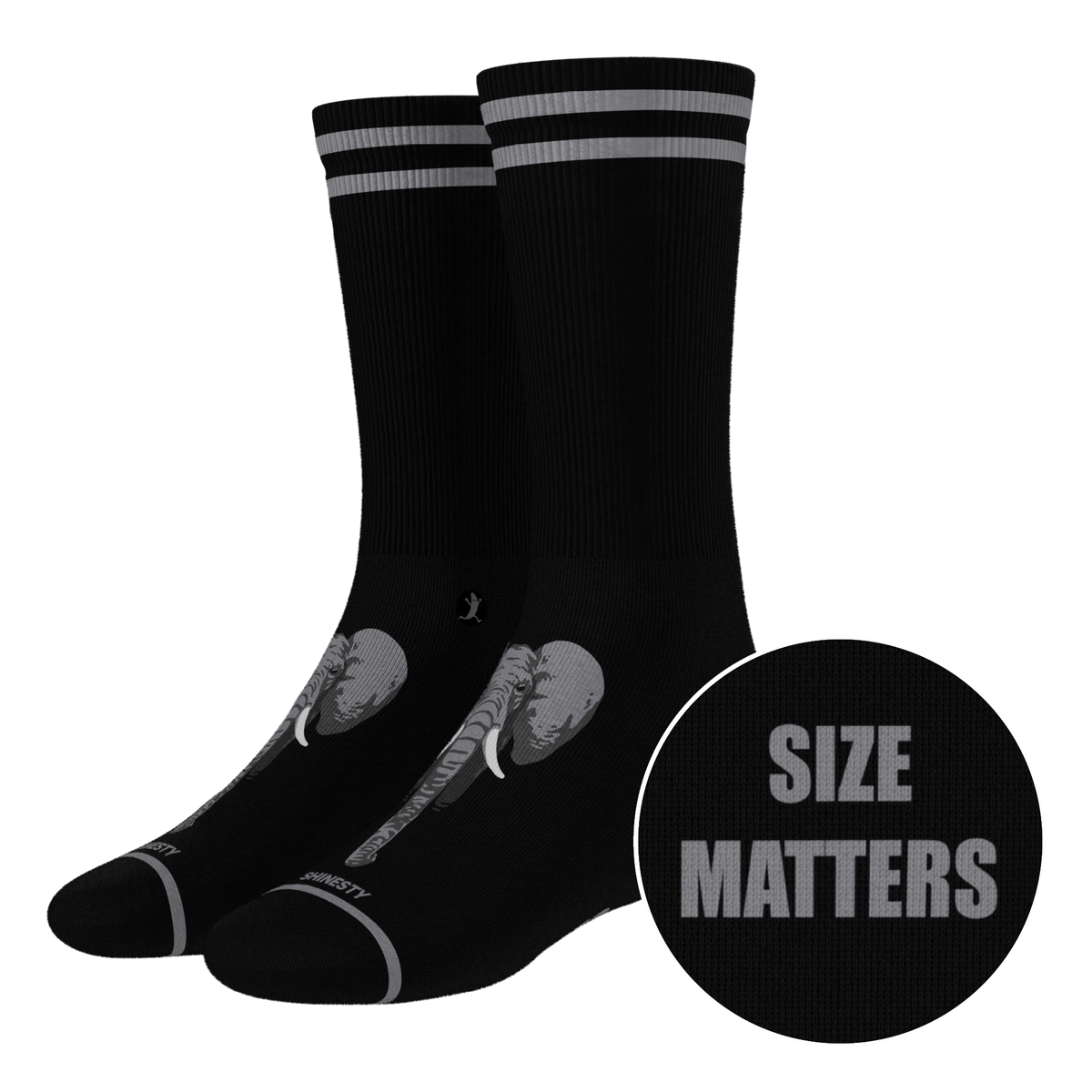 The Junk In The Trunk | Elephant Heel Hammock™ Crew Socks - Shinesty